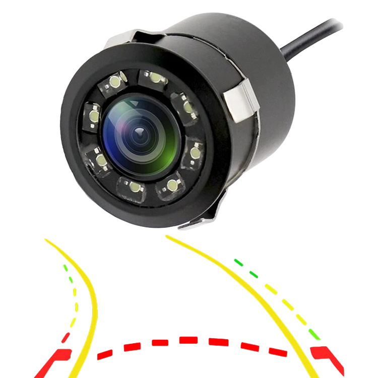 Універсальна камера заднього виду діаметром 18,5мм CCD 1280*720 HD Поворотні лінії та підсвічування