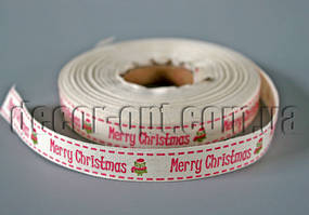 Лента натур. х/б Merry 1.5см/25 ярд