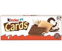 Печиво Ferrero Kinder Cards 5 упаковок по 2шт. 128г, Німеччина