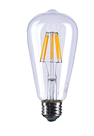 Светодиодная лампа EGE LED Filament 6W ST64 4000К Е27
