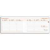 Щотижневик 10х15см Leo Planner датований 2024 Ambassador жовтий 128 стор, фото 6