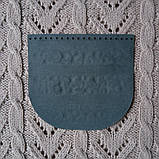 Клапан для в'язаної сумки "Букет"., фото 2