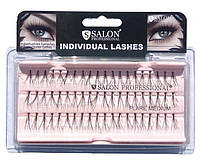 Ресницы в пучках Salon Professional Individual lashes flare medium black Средние черные