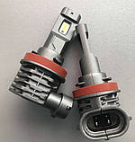 Лампи LED type H11 5000k 4600Lm 12v 24v комплект
гарантія 1 рік, фото 3
