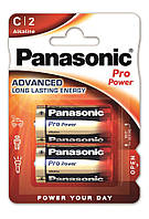 Panasonic Батарейка PRO POWER щелочная C(LR14) блистер, 2 шт. Baumar - Доступно Каждому