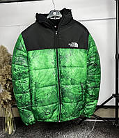 Куртка The north face зеленого цвета 7-390