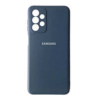 Чехол накладка Silicone Case Full Samsung A23 4G/5G (A235F) 2022 M23/F23/M13 4G Оригинал! Синий