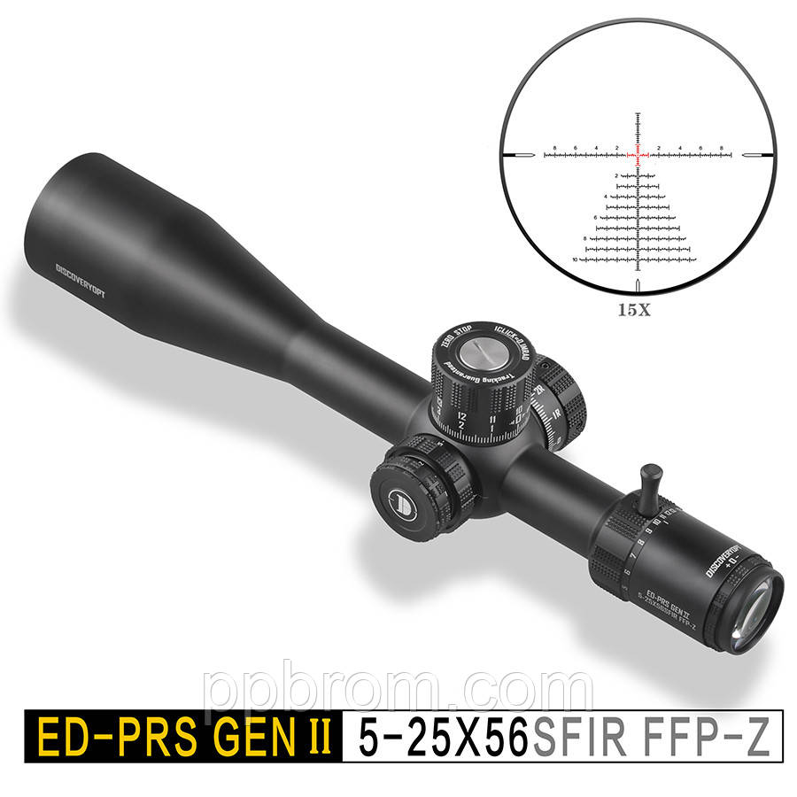 Приціл DISCOVERY ED-PRS 5-25x56SFIR ZEROSTOP