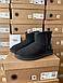 Зимові Жіночі Уггі Ugg Black Metallic Suede (Хутро) 36-37-38-39-40, фото 4