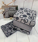 Зимовий комплект постільної білизни євро розмір з фланелі ТМ Cotton Collection 0006