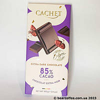 Cachet Extra dark chocolate 85 cacao ектра черный шоколад 100г