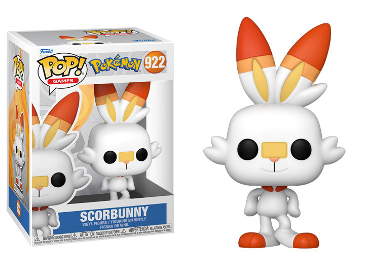 Фігурка Funko Pop Фанко Поп Покемони Скорбані Pokemon Scorbunny 10 см P S 922