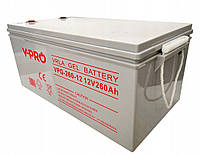 Гелева акумуляторна батарея для ДБЖ Volt Polska VPRO PREMIUM 12 V 260Ah