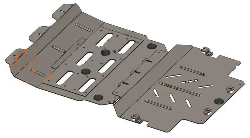 Захист двигуна Maserati Levante (з 2016--) Кольчуга, фото 1