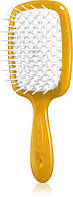 Щітка для волосся Janeke Superbrush Original жовта з білим