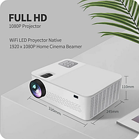 LED Yersida projector g6 Full HD с поддержкой 4К 10000 люмен