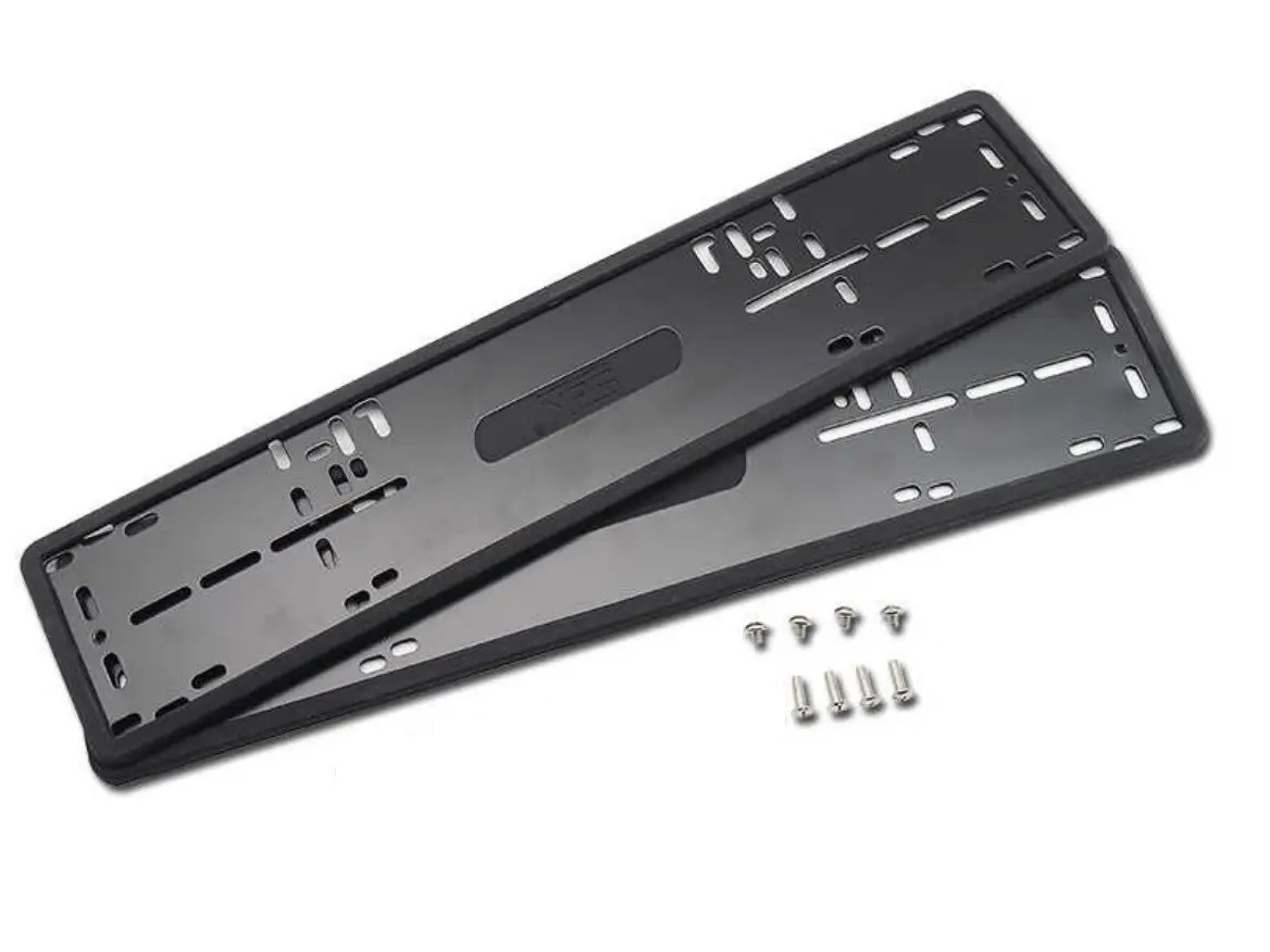 Силиконовая рамка номерного знака для авто Черная (ID#1991028737), цена ...