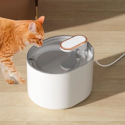 Автоматичний поїльник для котів на 3 л, від USB, LY-292, Біла / Безшумна поїлка - фонтан для котів та собак