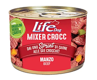 Консерва для взрослых собак LifeDog Mixer Crocc Manzo с говядиной 150 гр