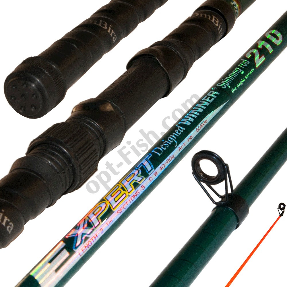 Спінінгове вудлище телескоп армоване 40-80g 2.1 м *, фото 1