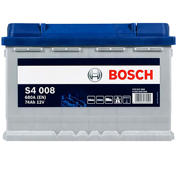 Автомобільний акумулятор Bosch S4 74ah 680A (R+) (S40 080) (L3)