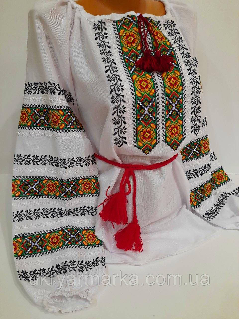 Жіноча блузка вишиванка "Чорноброва"