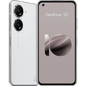 Смартфон ASUS Zenfone 10 8/256GB Comet White, NFC, 50+13/32Мп, Snapdragon 8 Gen 2, Super  AMOLED 5,9", 4300mAh