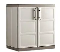 Многофункциональный шкаф пластиковый Keter/Kis Excellence XL Low Cabinet 003193 низкая бежевый