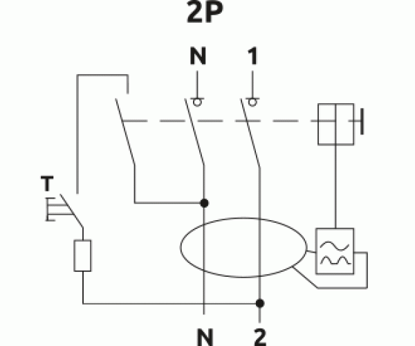 Реле захисного відключення FPR-A 16А/0,03А 2Р А - фото 1 - id-p1991047976