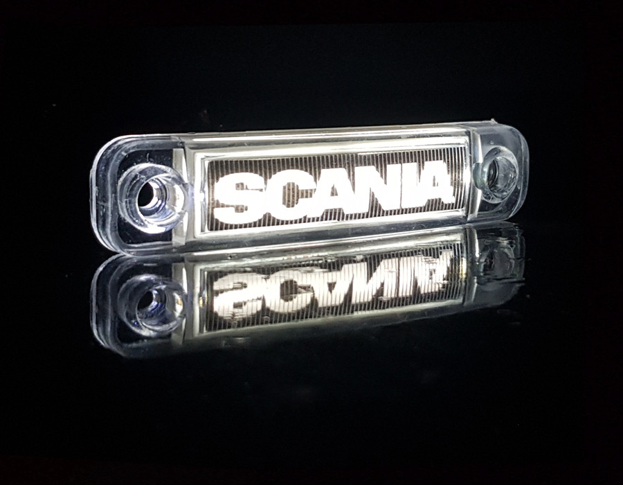 Ліхтар білий SCANIA неоновий