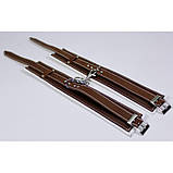 Окови із заклепками БДСМ із натуральної шкіри коричневого кольору Scappa Кайф, фото 4