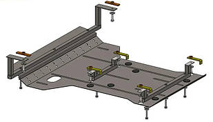 Захист двигуна Mercedes Sprinter 906 (2013-2018) Кольчуга