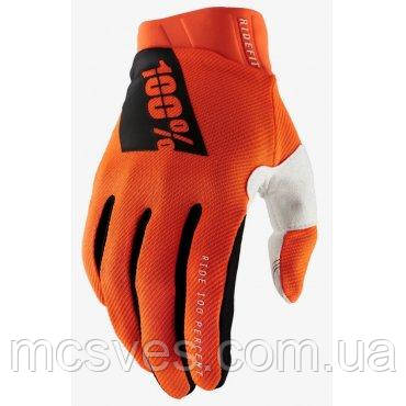 Перчатки Ride 100% RIDEFIT Glove Fluo Orange L (10)
