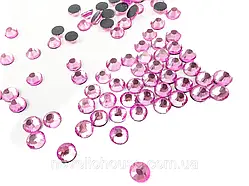 Стрази DMC Premium гарячої фіксації SS30, Color LT. Pink