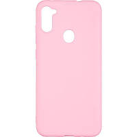 Чехол - накладка для Samsung A11 / бампер на самсунг А11 / Soft Case / розовый цвет.