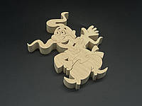 Пазл дерев'яний для дітей з екоматеріалу (персонаж із мультфільму "Козаки" Око)