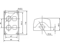 Корпус BOXP2-2 IP54