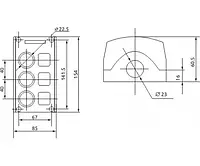 Корпус BOXP2-3 IP54