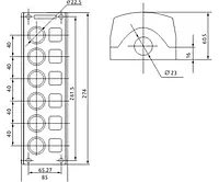 Корпус BOXP2-6 IP54