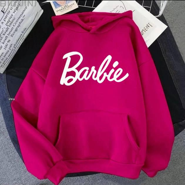 Стильне жіноче худі з принтом Барбі, Barbie, фото 1