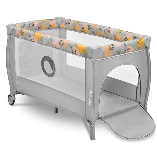 Манеж Lionelo STEFI PLUS PINK YELLOW, фото 1