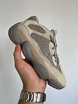Жіночі Кросівки Adidas Yeezy Boost 500 Ash Grey Beige / Адідас Ізі Буст 500 Еш Сірі з Бежевим, фото 6