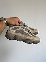 Жіночі Кросівки Adidas Yeezy Boost 500 Ash Grey Beige / Адідас Ізі Буст 500 Еш Сірі з Бежевим, фото 3