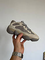 Жіночі Кросівки Adidas Yeezy Boost 500 Ash Grey Beige / Адідас Ізі Буст 500 Еш Сірі з Бежевим, фото 4