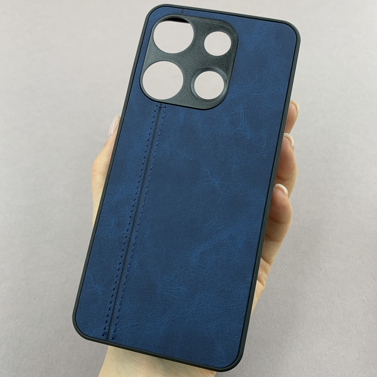 Чохол для Tecno POP 7 (BF6) накладка на задню панель чохол на телефон техно поп 7 синій p1v