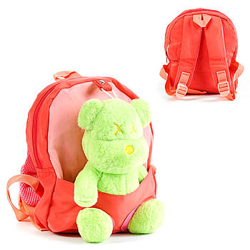 Рюкзак дитячий з м'якою іграшкою (17х6х27 см) C 56833