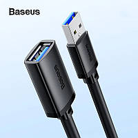 Кабель удлинитель USB 3.0 Baseus male to female AM/AF 2м (черный)