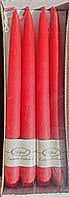 Свічка червона h-23 см (у коробці 8 шт.)
