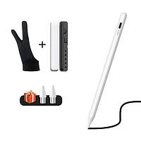 Універсальний активний стилус для планшета і телефону для Android iOS Windows з відхиленням долоні Білий
