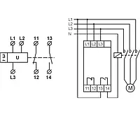 Цифрове реле контролю напруги 2 контакти FRV15 4 200-500V,1NO+1NC